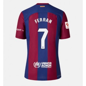 Barcelona Ferran Torres #7 Hemmatröja Dam 2023-24 Kortärmad